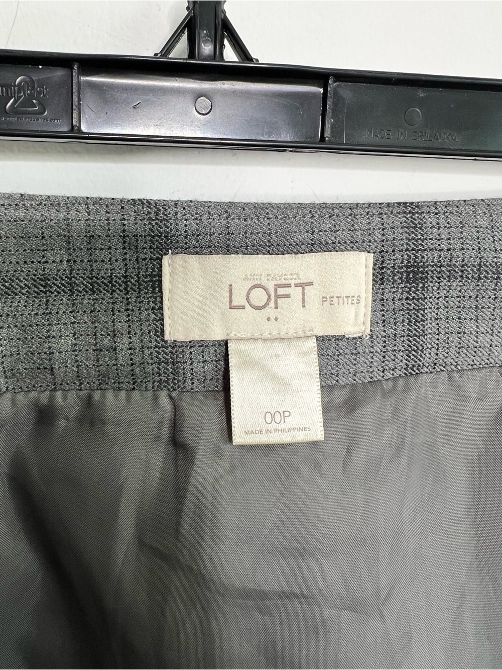 Loft Pleated Skirt Size 00 Petite - Picture 4 of 5